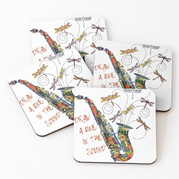 Item preview, Draw A Line In The Sound-saxophone lover designed and sold by Red-ElYoubi.