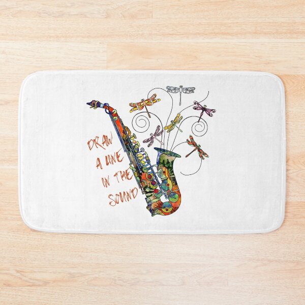 Item preview, Draw A Line In The Sound-saxophone lover designed and sold by Red-ElYoubi.