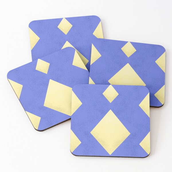Item preview, Yellow diamond shapes pattern designed and sold by Nadia Arsky.