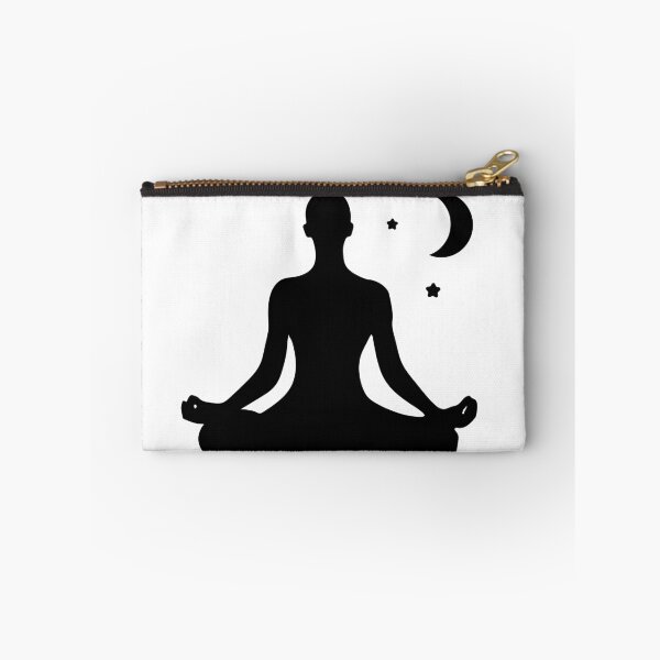 Item preview, Meditation relaxation silhouette. Woman meditate . Meditation for inner balance concept.  designed and sold by KsuWonder.