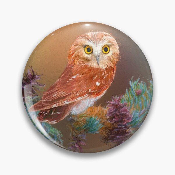 Item preview, Northern Saw-whet Owl designed and sold by alpendesigns.