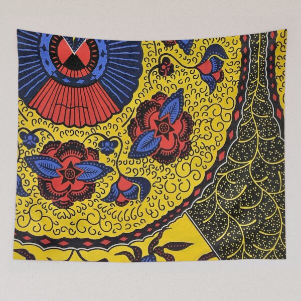 Item preview, African Fabric Patchwork Collage Art Patterns [#251] designed and sold by AfriStyleUK.