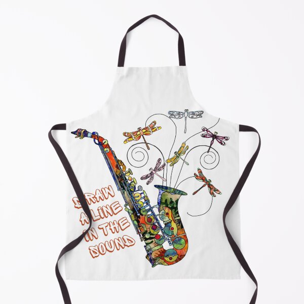 Item preview, Draw A Line In The Sound-Vintage Saxophone Lover designed and sold by Red-ElYoubi.