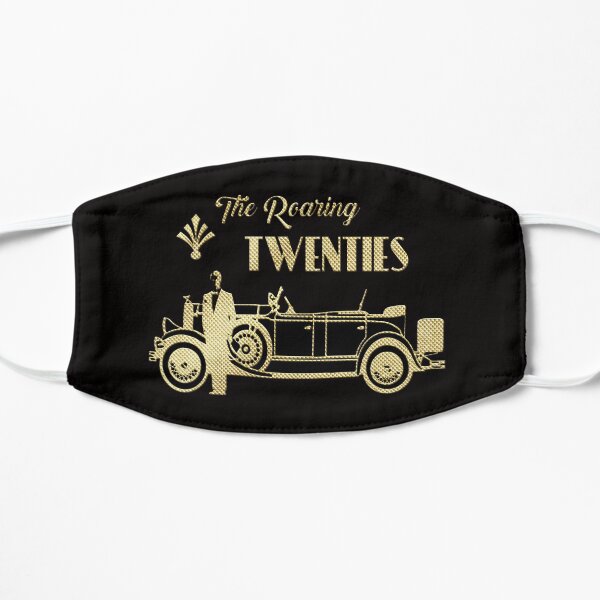 Roaring Twenties Vintage Car Flat Mask