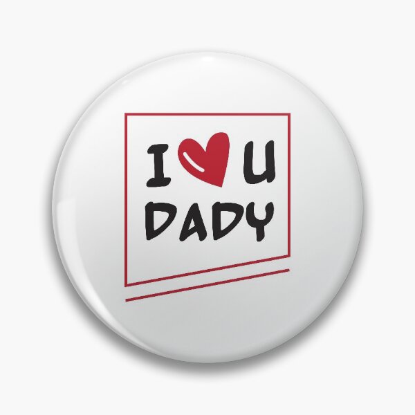 Item preview, I love you dady red and black designed and sold by ferrango.