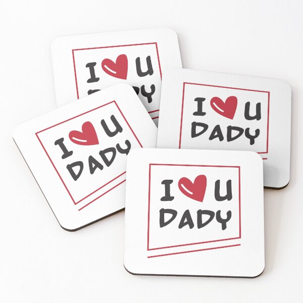 Item preview, I love you dady red and black designed and sold by ferrango.