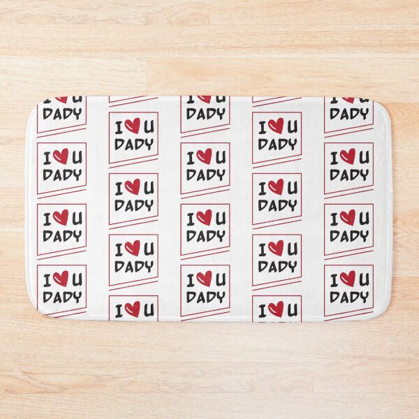 Item preview, I love you dady red and black designed and sold by ferrango.