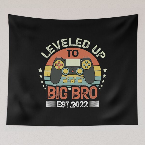 Item preview, I Leveled Up To Big Brother Est. 2022 Promoted To Big Bro, Funny First Time Big Brother Video Gamer Gift designed and sold by Theobsessed01.