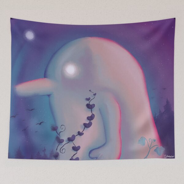 Item preview, Hilda troll tapestry and blanket designed and sold by ThisCat1sOnFire.