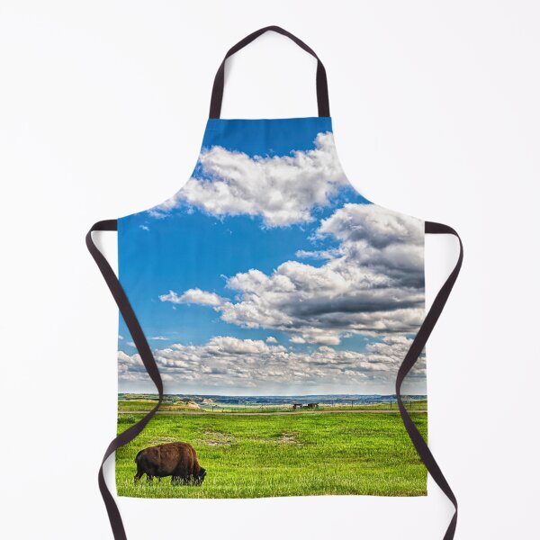 Item preview, American Bison Grazing Billings County North Dakota designed and sold by GestaltImagery.