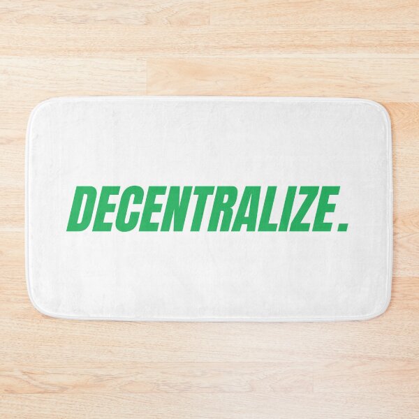 Item preview, DECENTRALIZE crypto slogan in green designed and sold by yennyz.