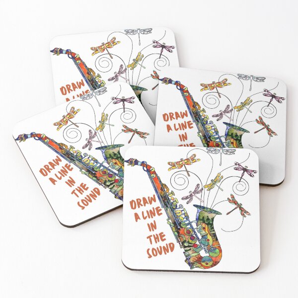 Item preview, Draw A Line In The Sound-saxophone lover designed and sold by Red-ElYoubi.