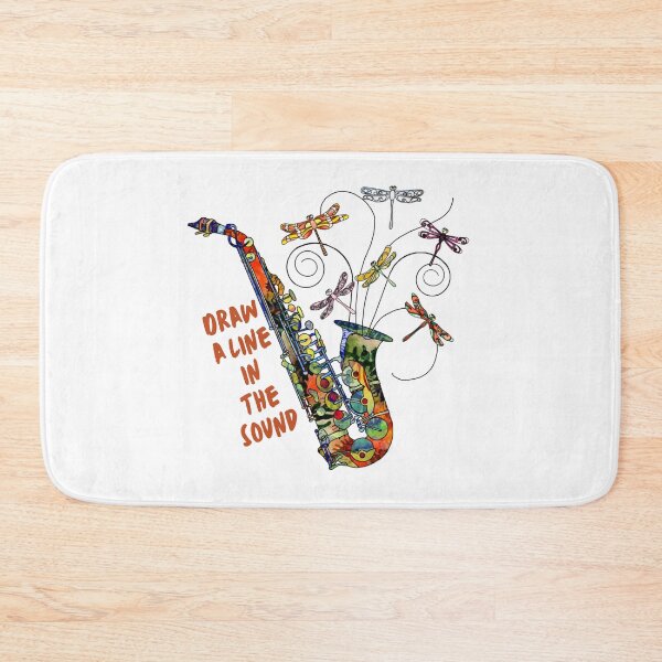 Item preview, Draw A Line In The Sound-saxophone lover designed and sold by Red-ElYoubi.
