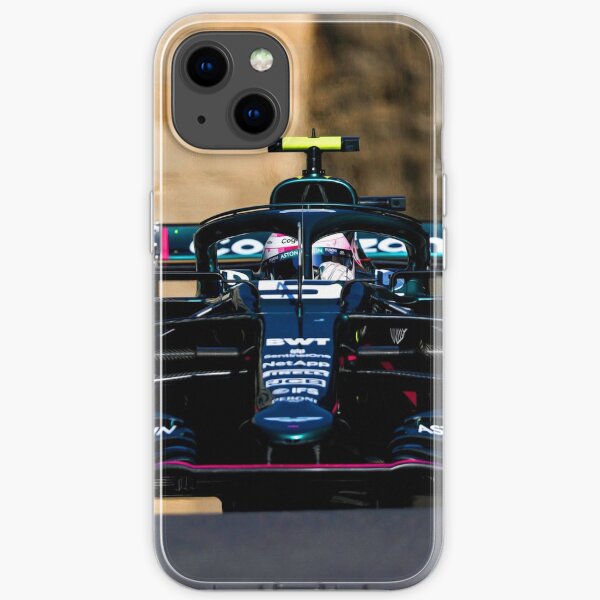Sebastian Vettel rast beim Großen Preis von Baku . 2021 auf einen zweiten Platz auf dem Podium zu iPhone Flexible Hülle
