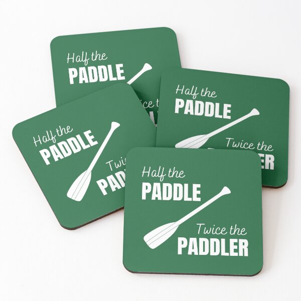 Aperçu de l'œuvre La moitié de la pagaie, deux fois le pagayeur - fw canoë créée et vendue par Guide Stickers.