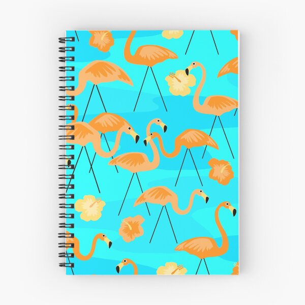 Item preview, Orange Flamingoes  designed and sold by Cammi Friederichs.