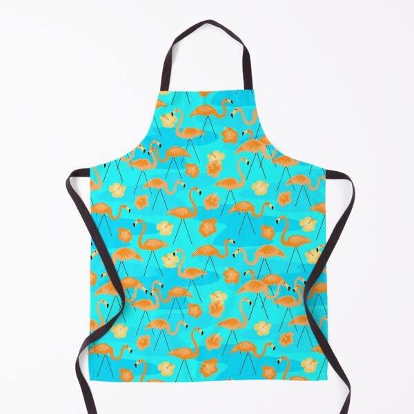 Item preview, Orange Flamingoes  designed and sold by Cammi Friederichs.