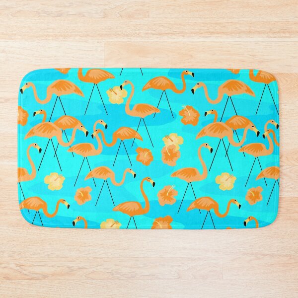 Item preview, Orange Flamingoes  designed and sold by Cammi Friederichs.