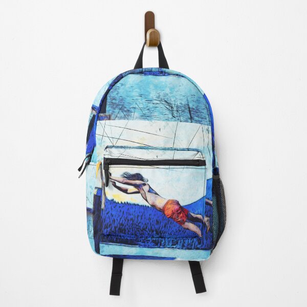 Item preview, Pier Jumping - Lake Diving Fun designed and sold by NaturePrints.