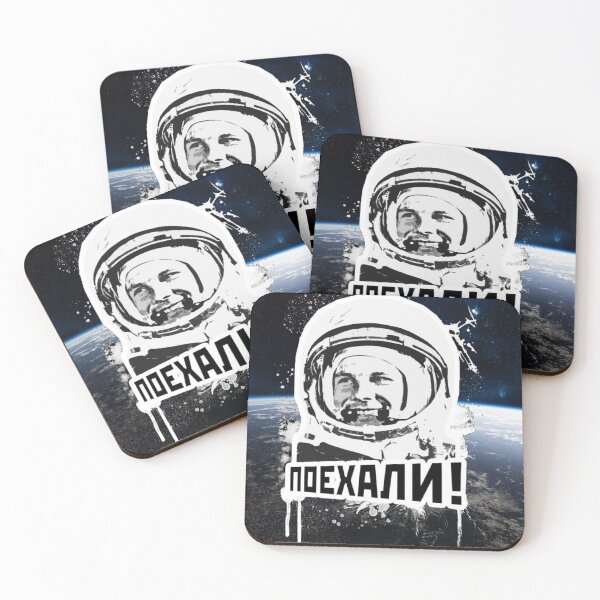 Item preview, cosmonaut gagarin, Here goes! designed and sold by Darikdark.
