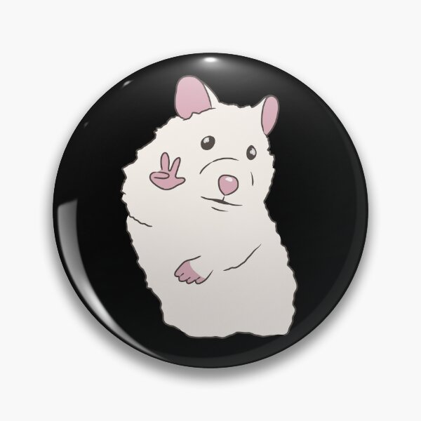 Item preview, Hamster peace sign meme designed and sold by Pauli-.