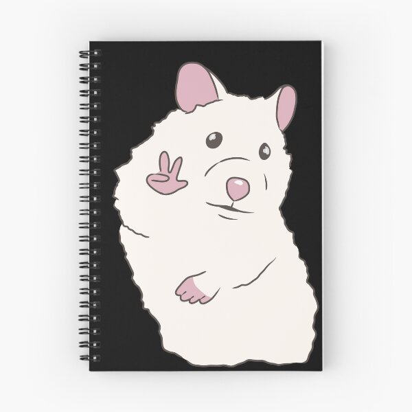 Item preview, Hamster peace sign meme designed and sold by Pauli-.
