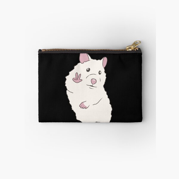 Item preview, Hamster peace sign meme designed and sold by Pauli-.