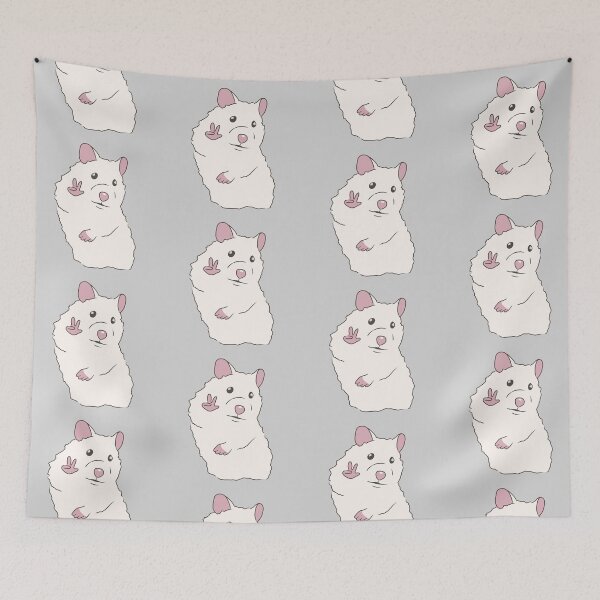 Item preview, Hamster peace sign meme designed and sold by Pauli-.