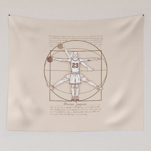 Item preview, Vitruvian Jumpman (Text Variant) designed and sold by SamielLair.