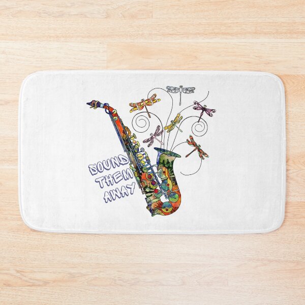 Item preview, Saxophone Pun Sound Them Away- Vintage Saxophone designed and sold by Red-ElYoubi.