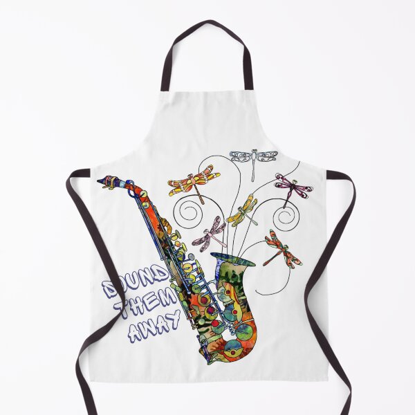 Item preview, Saxophone Pun Sound Them Away- Vintage Saxophone designed and sold by Red-ElYoubi.