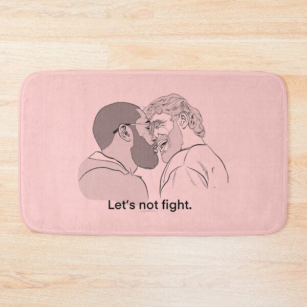 Item preview, Let’s not fight.  designed and sold by JayNeilsonDraws.