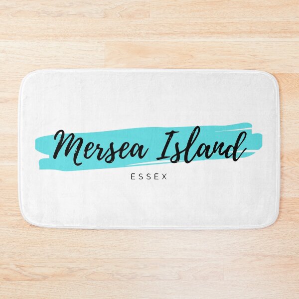 Item preview, Mersea Island Essex England - United Kingdom Britain - Turquoise Blue Minimalistic Seaside Resort Design designed and sold by Vintage-TM.
