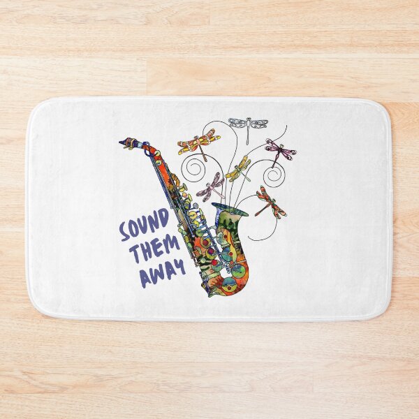 Item preview, Saxophone Pun Sound Them Away designed and sold by Red-ElYoubi.