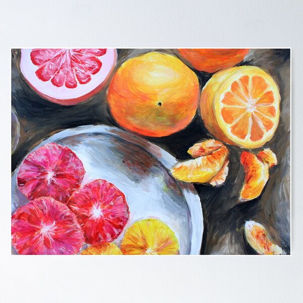 Item preview, Citrus Still Life designed and sold by GraceAchArt100.