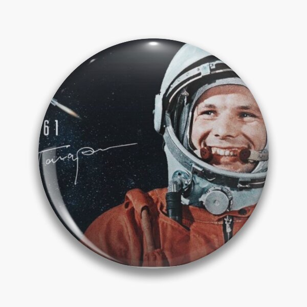 Item preview, cosmonaut gagarin, Here goes! designed and sold by Darikdark.