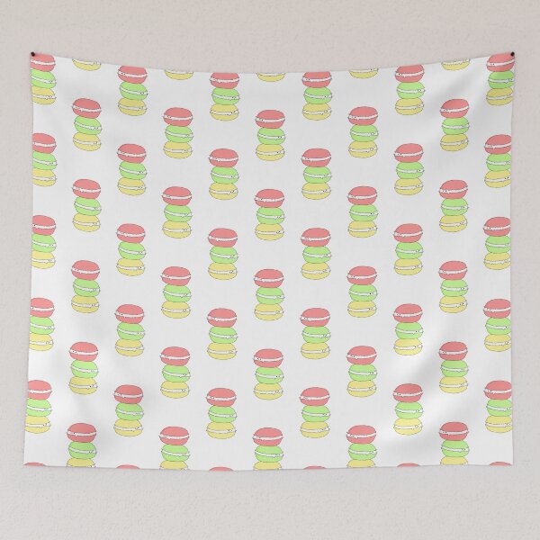Item preview, cute three macrons designed and sold by Esha Tir-Razia.