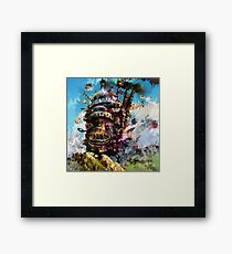 howl's moving castle Framed Print