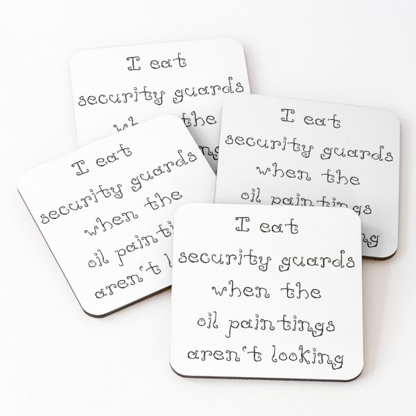 Item preview, I eat security guards designed and sold by JayAceAro.