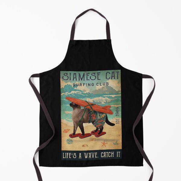 Item preview, Surfing Siamese Cat  designed and sold by Douglafa.