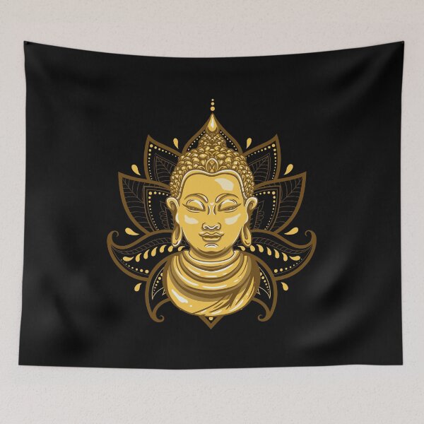 Item preview, Spiritual Lotus Flower meditation Buddha designed and sold by FalkDania.