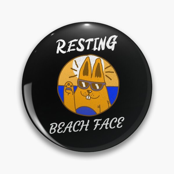 Item preview, Resting Beach Face Summer Design designed and sold by SportingSpoil.