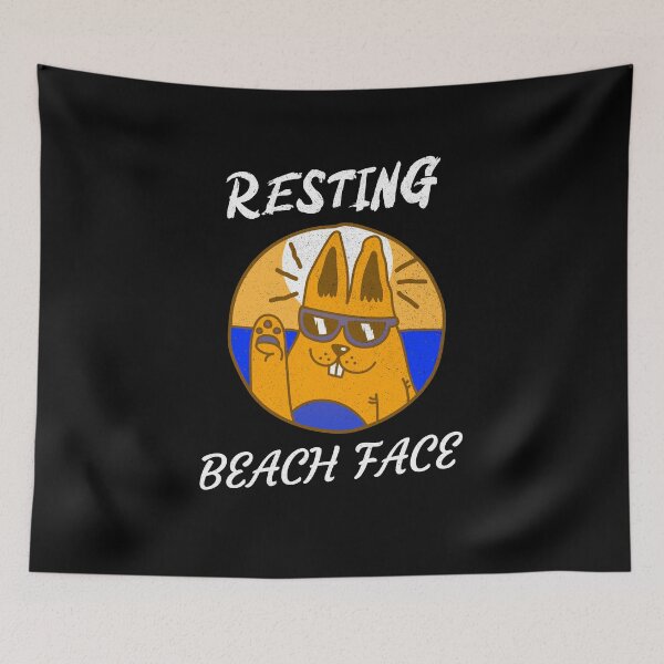 Item preview, Resting Beach Face Summer Design designed and sold by SportingSpoil.