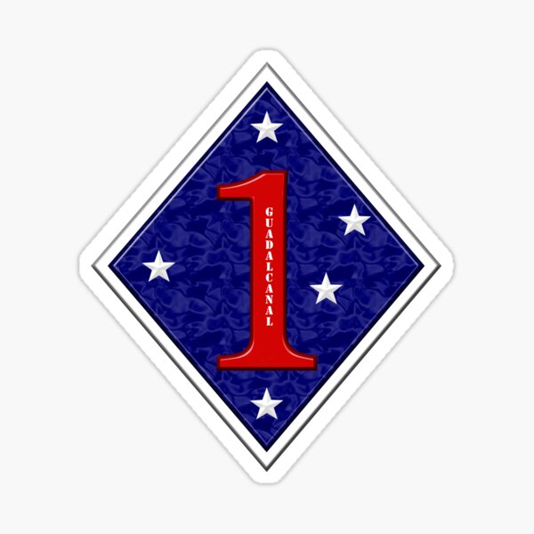 Item preview, 1ST MARINE DIVISION - GUADALCANAL designed and sold by militarygifts.