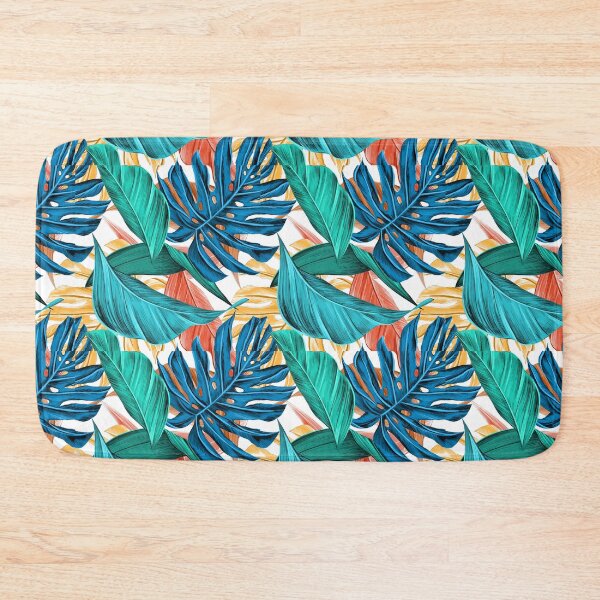 Item preview, Tropical leaves pattern designed and sold by Vhutolo.