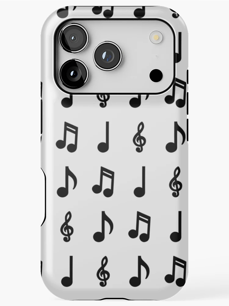 Thumbnail 1 of 4, iPhone Case, Musical Notes designed and sold by RPMELO.
