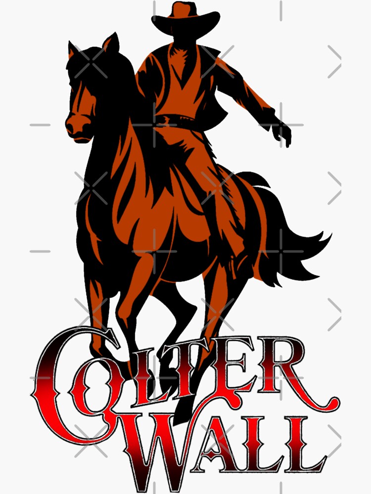 "@01 Colter Wall Cowboy" Sticker by Payuan | Redbubble