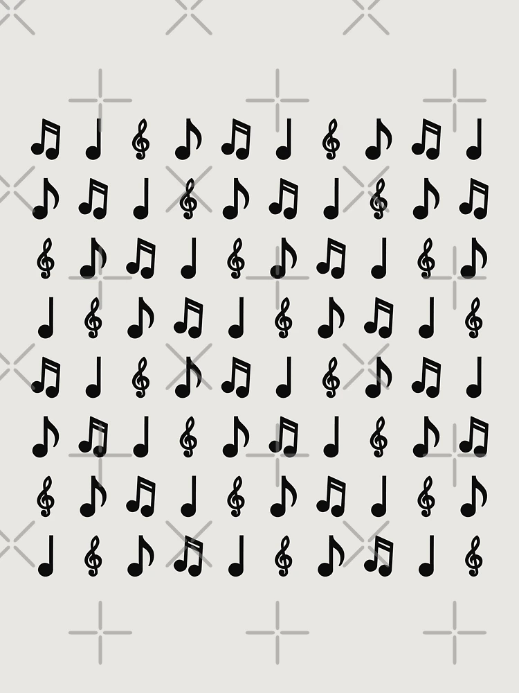 Thumbnail 6 of 6, Premium Oversized Sweatshirt, Musical Notes designed and sold by RPMELO.