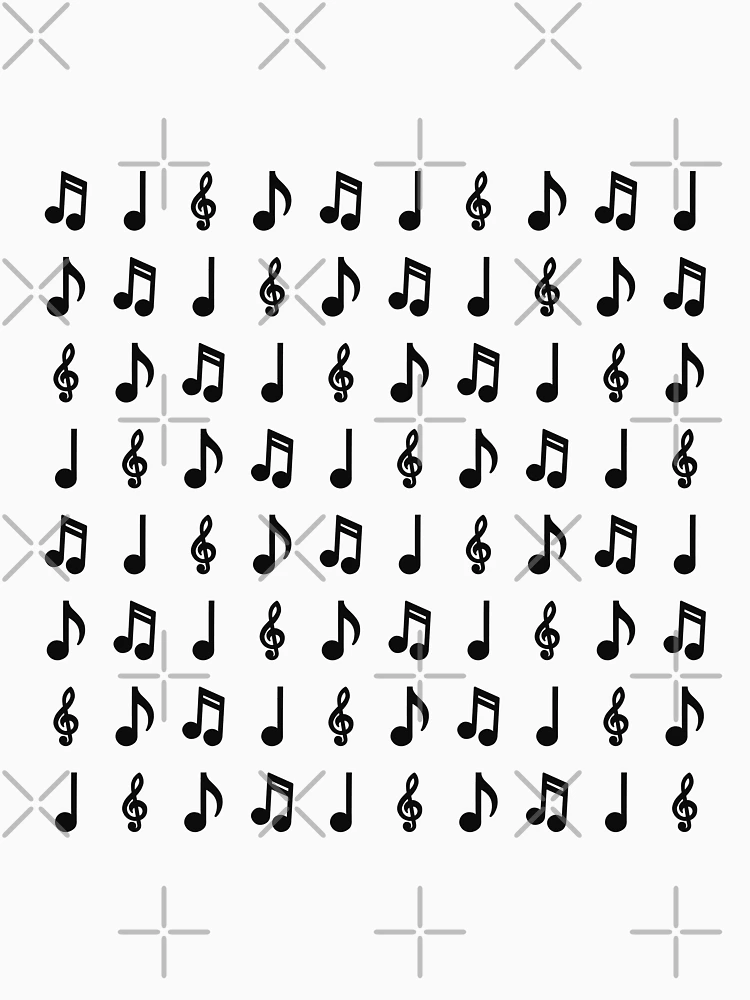Thumbnail 6 of 6, Pullover Hoodie, Musical Notes designed and sold by RPMELO.