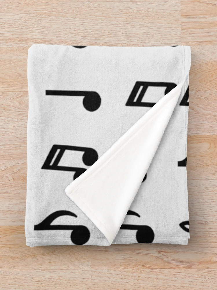 Thumbnail 3 of 6, Throw Blanket, Musical Notes designed and sold by RPMELO.